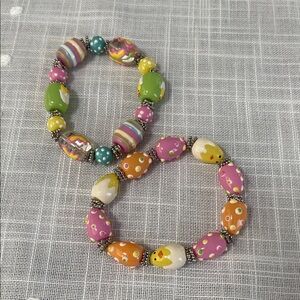 Colorful Beaded Bracelets Set